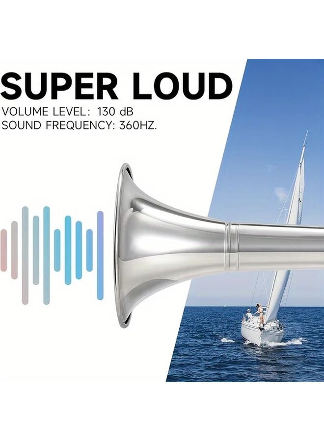 24V Marine Electric Horn For Boats Yachts Trucks SUVs RVs Caravans - Image 2